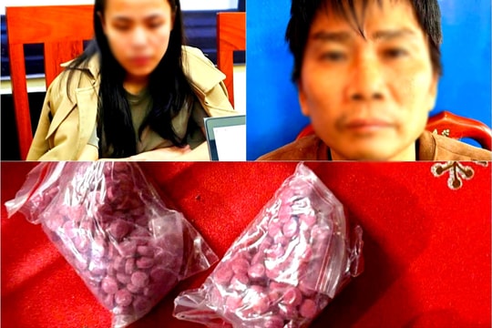 Bắt đôi nam nữ thu giữ hơn 1000 viên ma túy