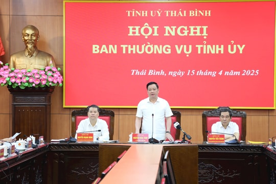 Bí thư Thái Bình yêu cầu sớm hoàn thiện dự thảo phương án sắp xếp các đơn vị hành chính cấp xã