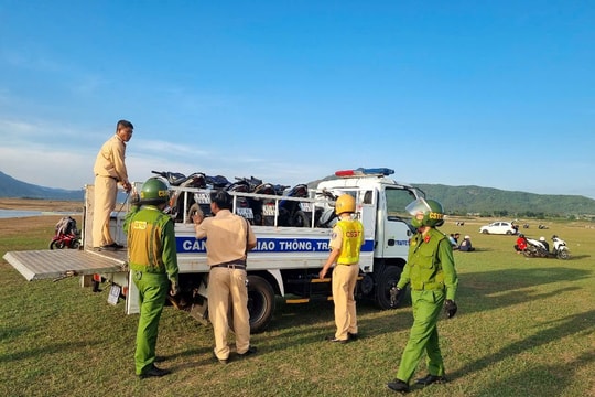 Xử lý nghiêm nhóm thanh thiếu niên tụ tập chạy xe rú ga, nẹt pô