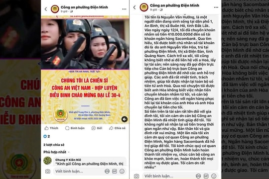 Giúp người dân nhận lại hơn 400 triệu đồng chuyển nhầm tài khoản