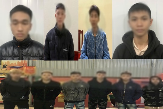 Mang dao kiếm đuổi đánh nhau trên đường