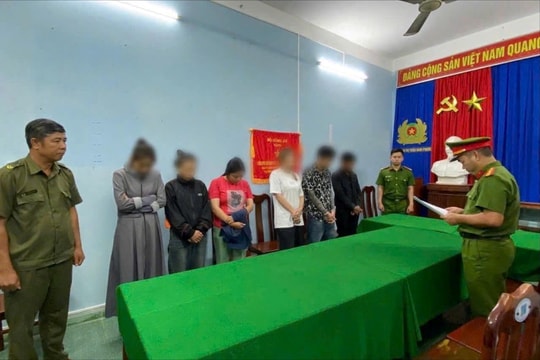 Bắt giam nhóm thanh niên sử dụng ma túy