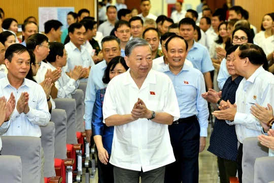 Tổng Bí thư Tô Lâm tiếp xúc cử tri thành phố Hà Nội