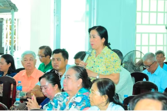 Đoàn ĐBQH Cần Thơ tiếp xúc cử tri trước Kỳ họp thứ 9