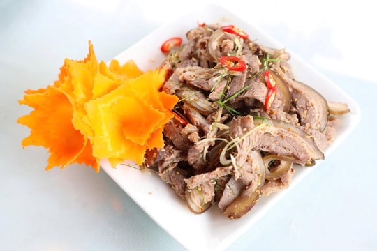 Dê tái chanh Ninh Bình vào top các món thịt dê ngon thế giới