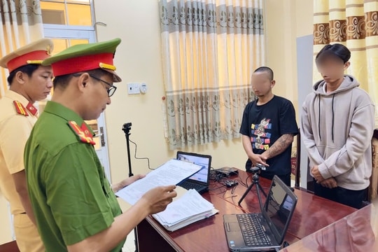 Khởi tố hai đối tượng gây rối trật tự công cộng