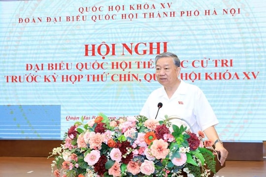 Tổng Bí thư Tô Lâm tiếp xúc cử tri Hà Nội trước kỳ họp thứ 9, Quốc hội khóa XV