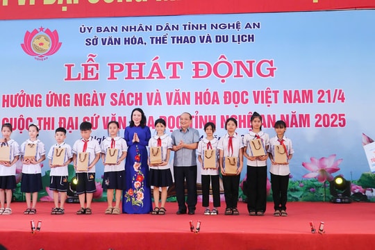 Nghệ An phát động hưởng ứng ngày Sách và Văn hóa đọc Việt Nam