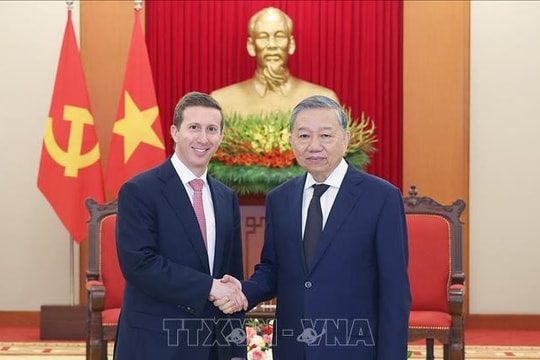 Tổng Bí thư Tô Lâm tiếp Tổng Giám đốc Quỹ đầu tư Warburg Pincus (Hoa Kỳ)