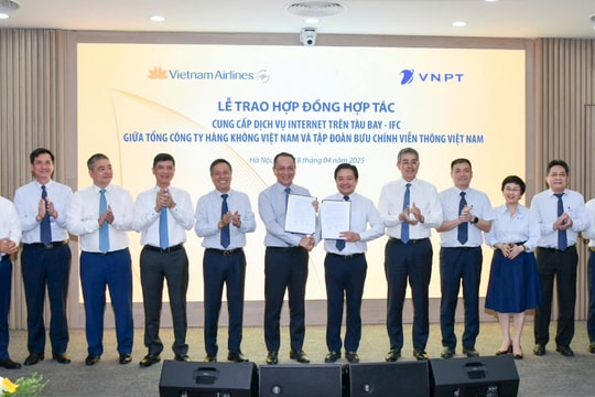 VNPT và Vietnam Airlines hợp tác tạo bước đột phá cho hàng không số