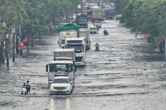 Hải Phòng tồn tại 16 điểm đen ngập lụt