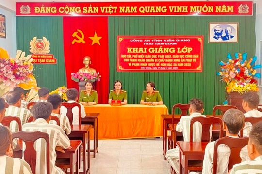 Phổ biến giáo dục pháp luật, giáo dục công dân cho phạm nhân