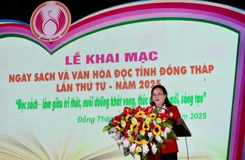 Khai mạc Ngày Sách và Văn hóa đọc tỉnh Đồng Tháp lần thứ 4