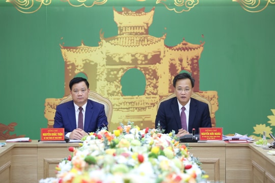 Lãnh đạo Hưng Yên và Thái Bình họp về hợp nhất hai tỉnh