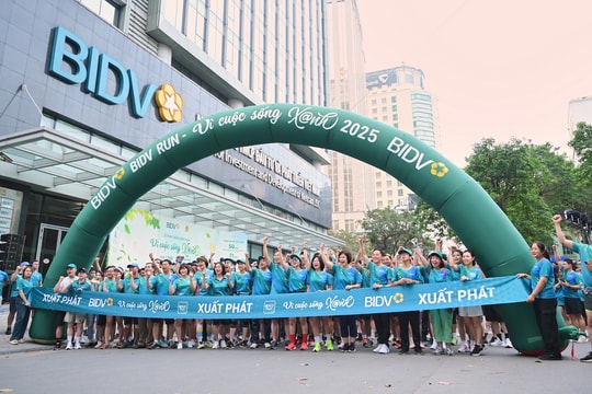 BIDV RUN - Vì cuộc sống xanh, kiến tạo giá trị vững bền