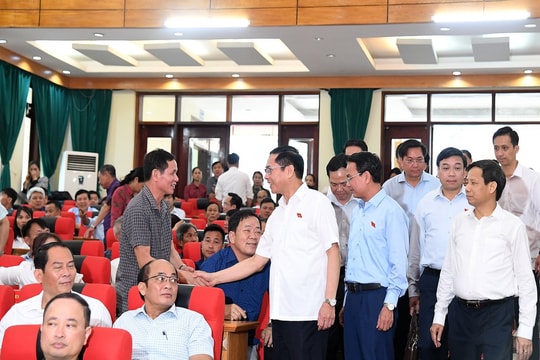 Phó Thủ tướng Bùi Thanh Sơn tiếp xúc cử tri tại Vĩnh Phúc