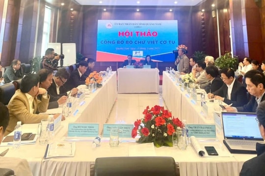 Công bố bộ chữ viết của người Cơ Tu