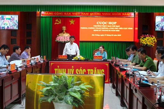 Sóc Trăng thực hiện tốt công tác phòng, chống tham nhũng, lãng phí, tiêu cực