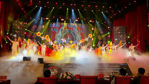 Khai mạc Hội diễn nghệ thuật quần chúng Công an nhân dân lần thứ XIII khu vực 4