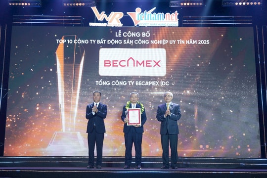 Becamex IDC 5 năm liên tiếp đứng đầu danh sách TOP 10 công ty bất động sản Công nghiệp uy tín
