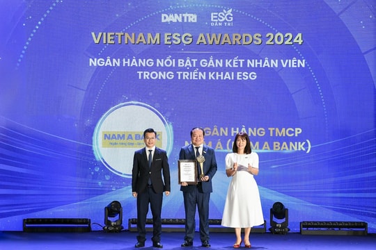 Nam A Bank nhận giải thưởng ESG Awards