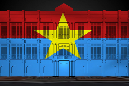 Chiếu phim 3D Mapping tái hiện lịch sử Đà Nẵng