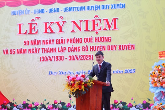 Đảng bộ Duy Xuyên tự hào 95 năm chặng đường lịch sử vẻ vang