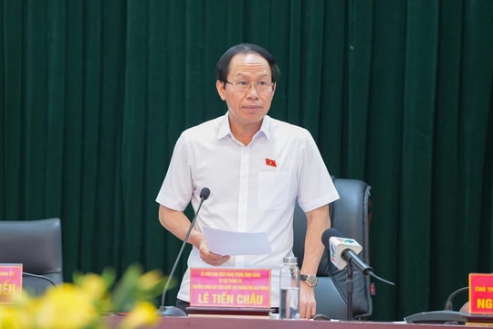 Đoàn ĐBQH Hải Phòng làm việc với lãnh đạo các cơ quan thành phố