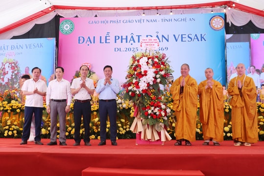 Nghệ An tổ chức Đại lễ Phật đản năm 2025 - Phật lịch 2569