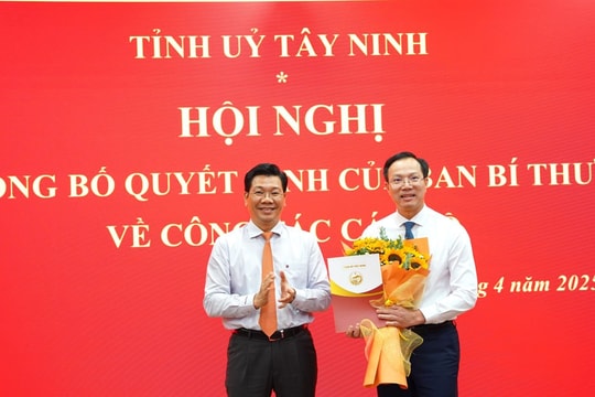 Chỉ định Hiệu trưởng trường Đại học Luật Hà Nội tham gia Ban Chấp hành, Ban Thường vụ Tỉnh ủy Tây Ninh