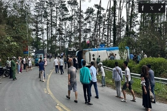 Nguyên nhân ban đầu vụ lật xe tại Tam Đảo khiến 3 người tử vong