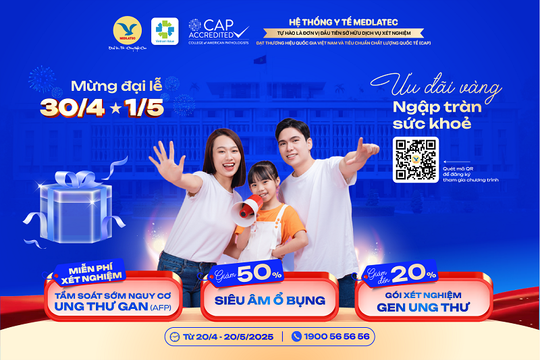 Xét nghiệm tại nhà, rinh ngàn quà sức khỏe