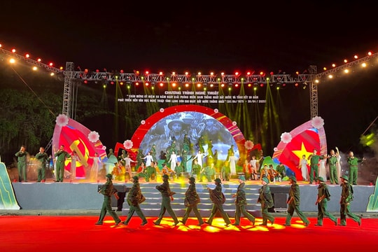 Lạng Sơn tổ chức văn nghệ chào mừng 50 năm Ngày giải phóng miền Nam