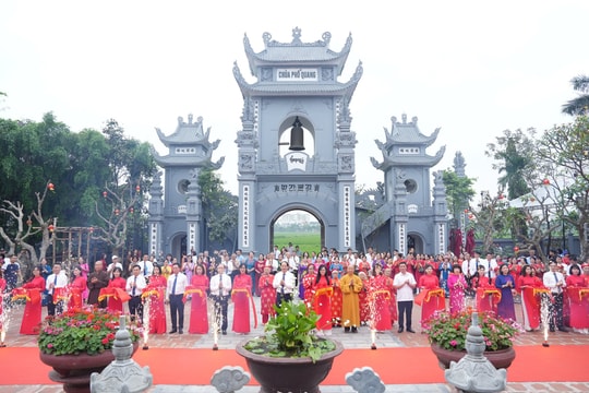 Hà Nội: Khánh thành công trình tu bổ, tôn tạo di tích chùa Tình Quang