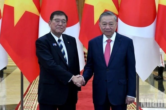 Tổng Bí thư Tô Lâm hội kiến Thủ tướng Nhật Bản