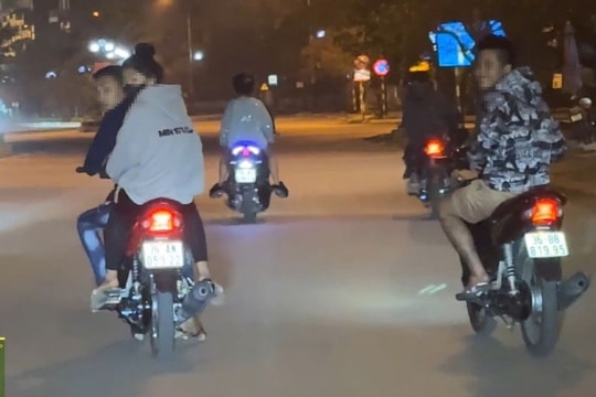 Xử phạt 58,1 triệu đồng 17 thanh niên lạng lách, đánh võng trên đường