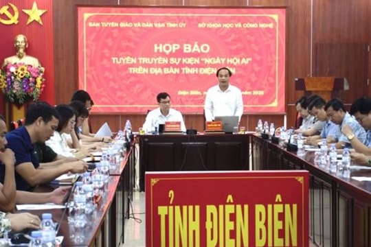 Điện Biên: Họp báo tuyên truyền thúc đẩy chuyển đổi số toàn diện