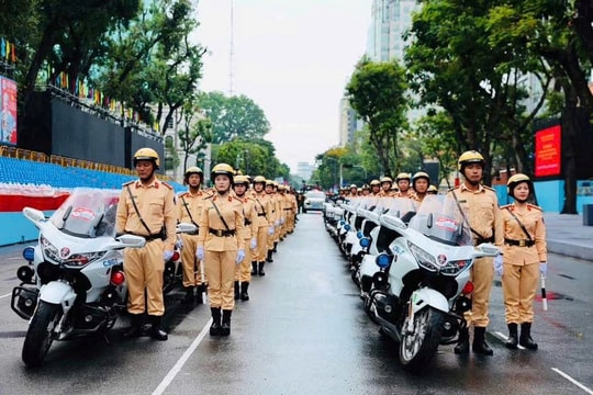 CSGT TP.HCM quyết tâm bảo đảm an ninh, TTATGT phục vụ Đại lễ 30/4