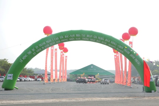 Bình Phước động thổ thêm Dự án thành phần thuộc cao tốc Bắc - Nam