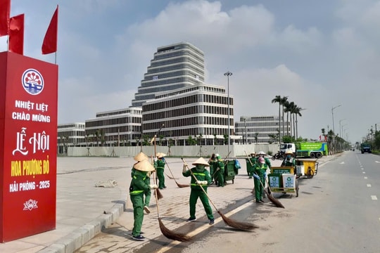 Hải Phòng: Tăng cường bảo đảm vệ sinh môi trường dịp lễ