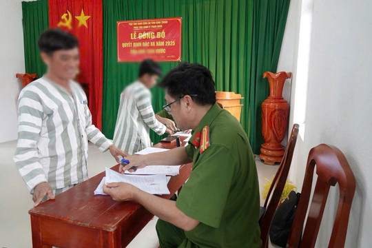 Bình Thuận công bố Quyết định đặc xá cho 14 phạm nhân