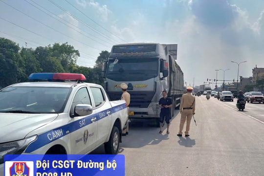 Hải Dương: Xử lý 232 trường hợp vi phạm giao thông trong 2 ngày nghỉ lễ