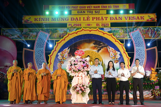 Hà Tĩnh: Long trọng tổ chức Đại lễ Phật đản năm 2025 - Phật lịch 2569