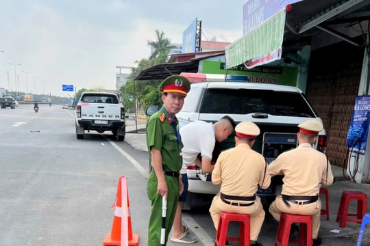 CSGT Hải Dương xử lý 830 trường hợp vi phạm dịp nghỉ lễ 30/4 và 1/5