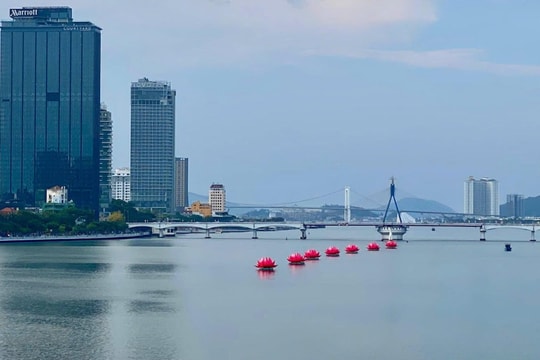 Lung linh bảy đóa sen trên sông Hàn mở đầu mùa Phật đản an lạc