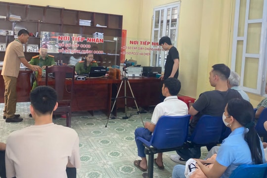 Thanh Hóa thu nhận hàng nghìn hồ sơ cấp căn cước trong dịp nghỉ lễ
