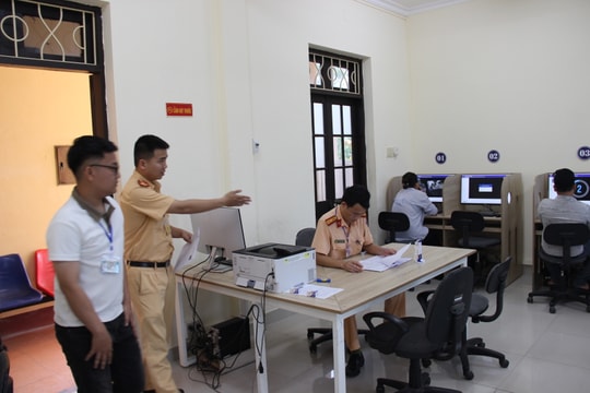 Kiểm tra nồng độ cồn và chất kích thích tại kỳ sát hạch, cấp giấy phép lái xe