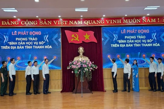 Thanh Hóa phát động phong trào “Bình dân học vụ số”