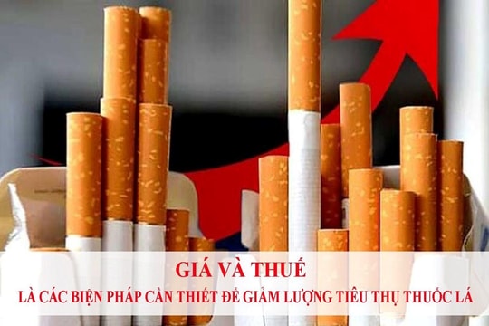 Việt Nam sẽ thu được 46,4 nghìn tỷ đồng vào năm 2030 nếu áp thuế 15.000 đồng/bao thuốc lá