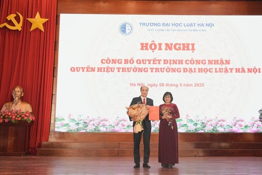 PGS.TS Tô Văn Hòa giữ chức Quyền Hiệu trưởng Trường Đại học Luật Hà Nội